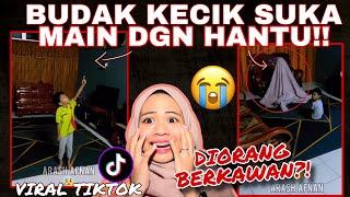 KECOH TIKTOK BUD4K KECIK MAIN DGN HANTU‼️ DIORG BERKAWAN MAKIN MENGGAN4S WEH 😱 [upl. by Hamfurd]