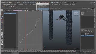 Retiming Animation in Maya with Time Warp Curves [upl. by Kinch]