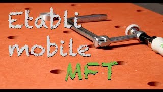 COMMENT FABRIQUER UN ÉTABLI MOBILE TYPE MFT [upl. by Rinaldo]