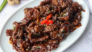 Restaurant Style Mongolian Beef in less than 30 mins [upl. by Gnoc]