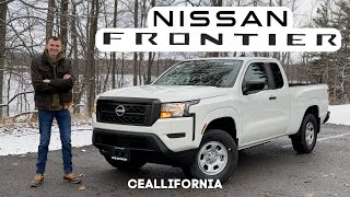 2024 Nissan Frontier S King Cab  Cheap For A Reason  Walkaround Review and Test Drive [upl. by Ayad]