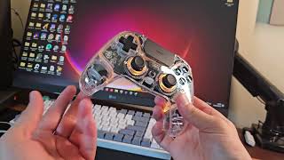 Controle IINE Bastet  Controle para PS4 e PC  Unbox e primeiras impressões [upl. by Yrrat465]