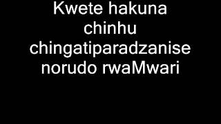 Zimbabwe Catholic Shona Songs  Chiiko Chingatiparadzanisa Norudo RwaMwari with LYRICSwmv [upl. by Magena]