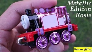 Thomas amp Friends A Limited Metallic Edition ROSIE Take N Play diecast train [upl. by Htebazileharas104]