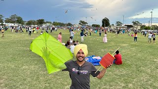 Flying Kites On Makar Sakranti 😱 Patangbazi in Australia 😰 Pakistani Tukkal  Manja [upl. by Jaela]