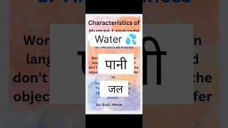 Characteristics of human language part 3  Arbitrariness  MEG 4  IGNOU [upl. by Kassity]