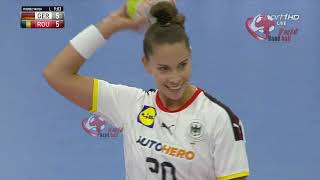 Germany Vs Romania women Handball International Friendly Game 2022 [upl. by Ahsimed198]