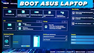 How to Enable USB Boot on ASUS UEFI BIOS Laptop [upl. by Nuhsed]