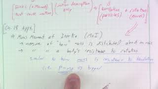 Lec25  Rigid Body Planar Kinetics Theory amp Examples Mass Moment of Inertia [upl. by Onitrof115]