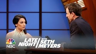 Jenny Slate Confused Astronomy and Astrology in College  Late Night with Seth Meyers [upl. by Idelia544]