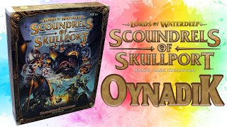 Lords of Waterdeep Scoundrels of Skullport  Oyun Anlatımı ve Oynanış  Kutu Oyunu Falan [upl. by Stroup677]