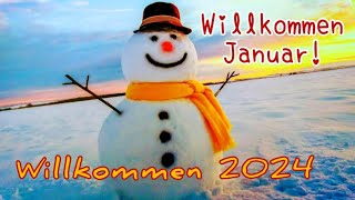 Willkommen Januar🤗 Wünsche Dir einen Schönen Tag und einen wundervollen Januar☃️❄️ Ganz Liebe Grüße💖 [upl. by Sul63]