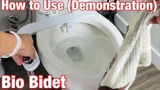 Bio Bidet How to Use with Demonstration [upl. by Alhsa]