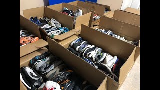 100 Original  Branded Used Shoes in wholesale SOLD [upl. by Portie]