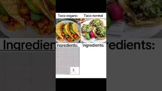 Tacos veganos vs Tacos normales [upl. by Mcgaw45]