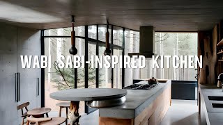 Deep Dive into Wabi Sabi Inspired Kitchen Design with Concrete and Wood Interior Decorating Ideas [upl. by Cherey]