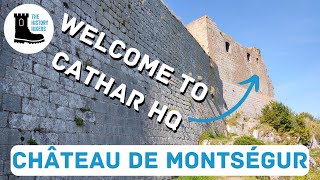 The LAST Cathar stronghold  Castle of Montségur [upl. by Ronal]