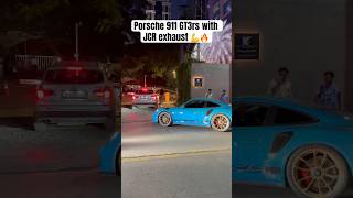 porsche 911GT3rs with JCR exhaust 🔊🔥shorts shortvideo porsche porsche911 911gt3rs gt3rs [upl. by Skiest]