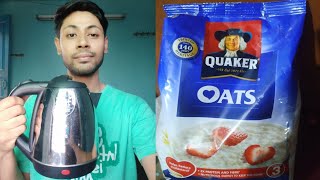 How to Make Oats Electric KettleQUAKER Oats RecipeDry fruits Oats Recipe [upl. by Heyra]