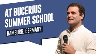 Congress President Rahul Gandhi addresses a gathering at Bucerius Summer School Hamburg [upl. by Raual]