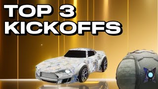 My top 3 best kickoffs Rocket League Sideswipe [upl. by Fritze80]