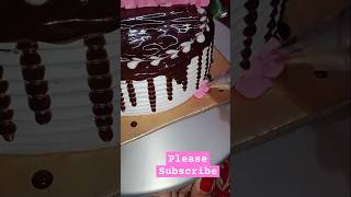 Simple chocolate cake decoration [upl. by Dlanger665]