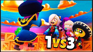 Mortis 1vs3 in Brawl Ball 2 [upl. by Abehsile]