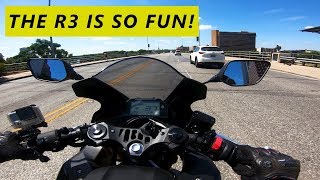 2019 Yamaha R3 Motovlog and Case Slider Install [upl. by Fitts]