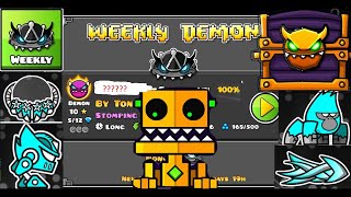 Top 5 good Weekly Demons 1 4K and 60fps Geometry Dash [upl. by Neerihs]