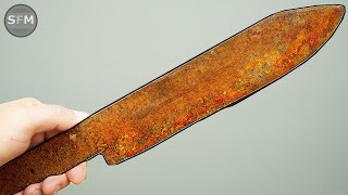 Restoration Very Old Meat Knife [upl. by Arv879]