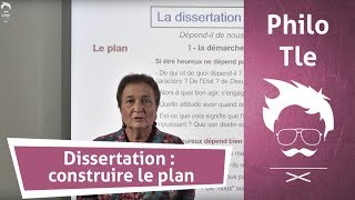 Philosophie  Terminale  Dissertation  construire le plan [upl. by Tomasina621]