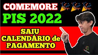 URGENTE LIBERADO CALENDÁRIO PIS 2022  SAIU CALENDÁRIO DE PAGAMENTO DO PISPASEP 2022  CODEFAT PIS [upl. by Crofton176]