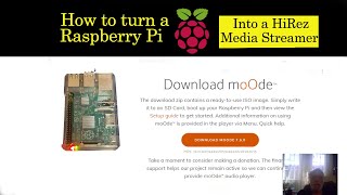 HiRez audio  Raspberry Pi moOde streamer setup  Setting up moode as a HiRes streamer [upl. by Kinney89]