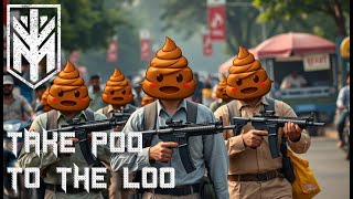 ÜBERMENSCH  Take Poo To The Loo DIE GESTORBENE AI Cover  LYRIKVIDEO [upl. by Onairelav]