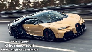 Bugatti Chiron Super Sport 0400 kmh 14 Mile Detailed Analysis [upl. by Enilorak501]