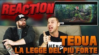 TEDUA  LA LEGGE DEL PIU FORTE  RAP REACTION 2017  ARCADE BOYZ [upl. by Jarlath112]