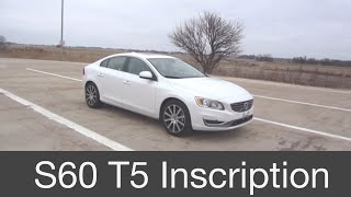 2018 Volvo S60 T5 Inscription  review walk around and test drive  100 rental cars [upl. by Nuawtna]