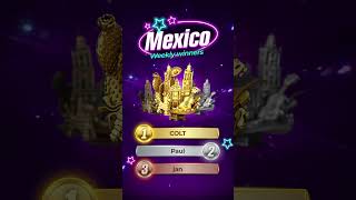 🇲🇽 𝐌𝐄𝐗𝐈𝐂𝐎 weekly tournament TOP 3 poker pokerist onlinepoker gaming game mexico top3 [upl. by Tab]