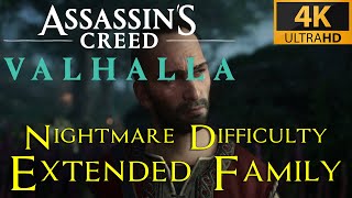 AC Valhalla  Extended Family  Nightmare Aesir difficulty playthrough [upl. by Notrub]