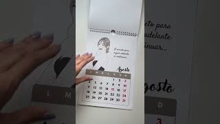 Calendario de pared 2025  Confía ✨ papeleria 2025 calendarios asmr [upl. by Doownel]