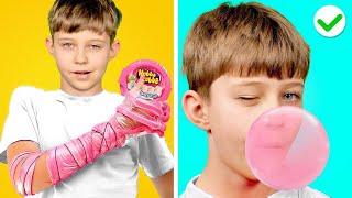 Life Hacks For Kids  Genius DIYs amp Sneaking Tips [upl. by Atinreb]