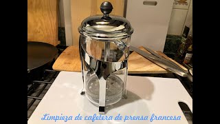 Limpieza de cafetera de prensa francesa [upl. by Moody]