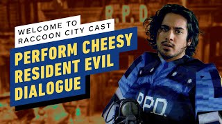 Resident Evil Welcome to Raccoon City Cast Perform Cheesy Resident Evil Quotes [upl. by Desta]