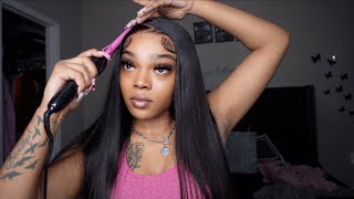 ZIGZAG MIDDLE PART BUSS DOWN TUTORIAL 🩷 SUBELLA HAIR [upl. by Roarke]