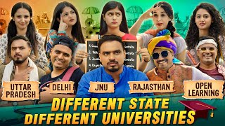 Different State Different Universities  Amit Bhadana  Delhi UP Rajasthan JNU Open Learning [upl. by Aggi]