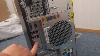 Lenovo IBM X3100 Tower server unbox and quick internal view [upl. by Ajnek999]