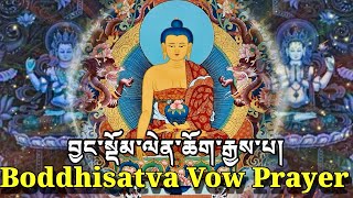 ☸️Boddhisatva Vow PrayerBuddhist Monks Chantingབྱང་སྡོམ་ལེན་ཆོག་རྒྱས་པ། बोधिसत्वा शिल धारण [upl. by Almeida345]