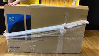 UNBOXING SKYWORTH 50INCH ANDROID TV [upl. by Nnazil]