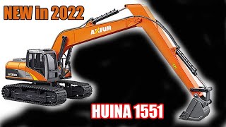 NEW Huina 1551 Alloy Excavator  miniVersion RC [upl. by Ferne]