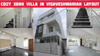 3BHK Duplex villa 20x30 east facing in vishveshwariah Layout 19 [upl. by Nilauqcaj166]